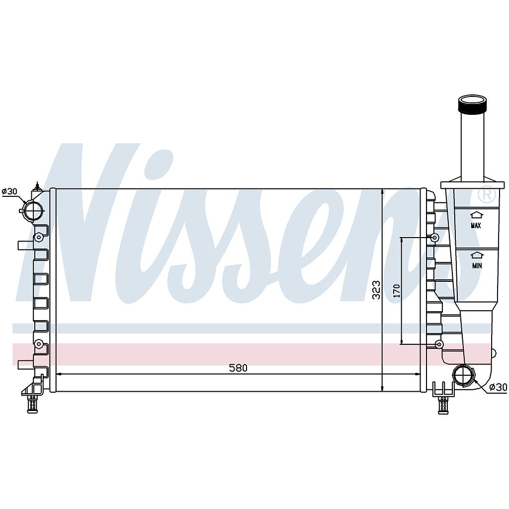 RAD. FIAT PUNTO III (02) 1.2i 16v
