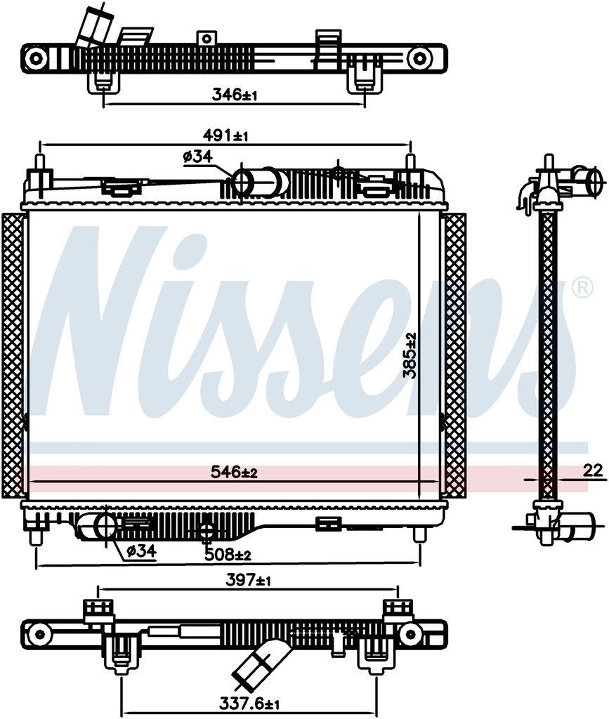 RAD. FORD ECOSPORT (12) 1,0 / 1,5D