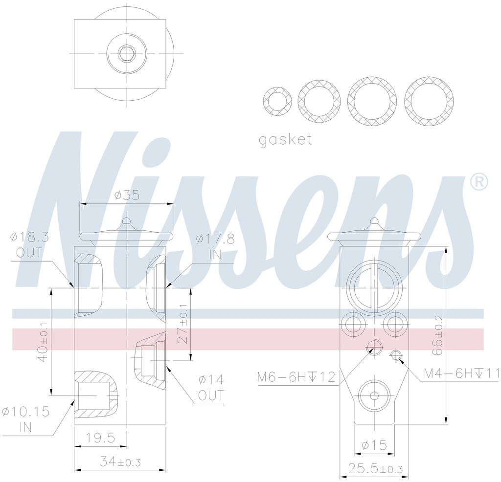 VALV. EXP. NISSAN/INFINITY BLOQUE