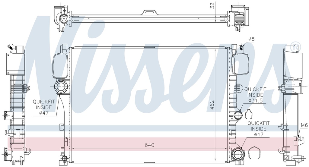RAD. MB C216 (06) CL500 / CL600 / CL63