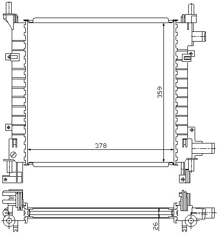 RAD. FORD KA (96) +/-1,1/1,25/1,3