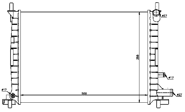 RAD. FORD FIESTA IV (95) 1.1i / 1.3EFi AA