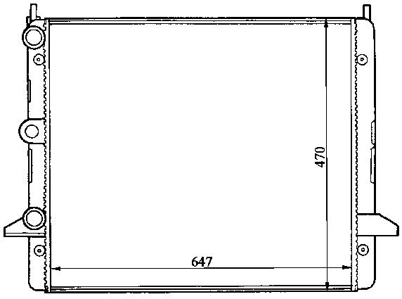 RAD. FORD GALAXI (95) 2.3i 16v / 2.8i V6