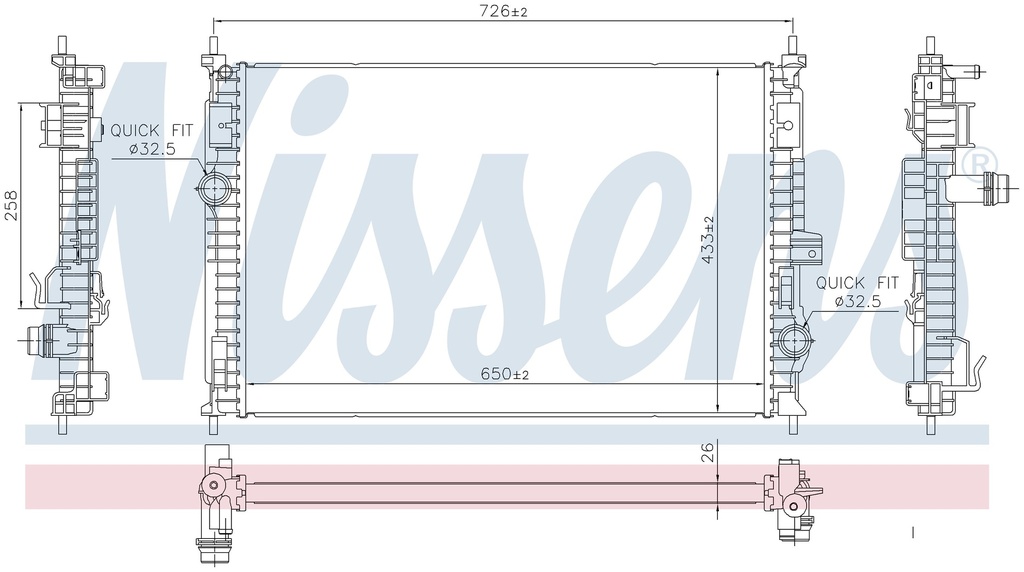 RAD. PSA BERLINGO/E-BERLINGO (19) 1,2 / 1,5D / 1,6D