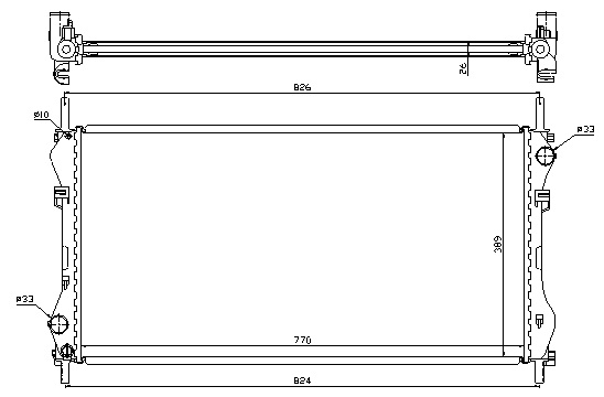 RAD. FORD TRANSIT VI (00) CON AA