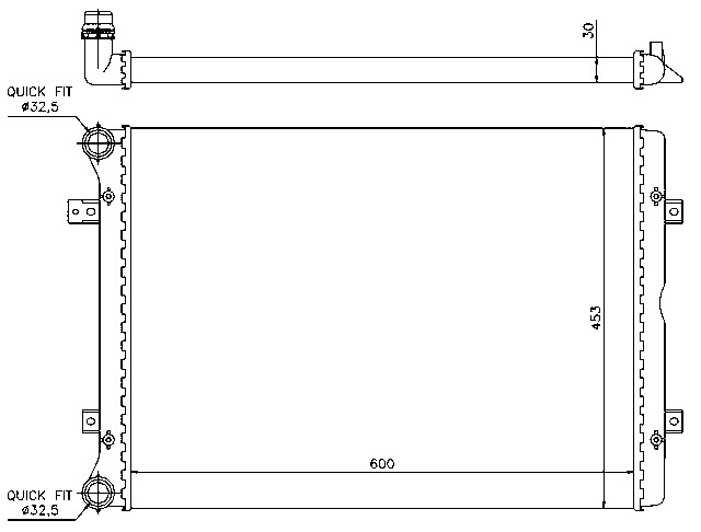RAD. FORD GALAXIII (00) 1.9TDi