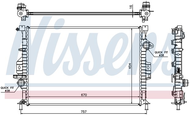 RAD. FORD/VOLVO (10) CMAX/SMAXFOCUS/GALAXY/KUGA/S60