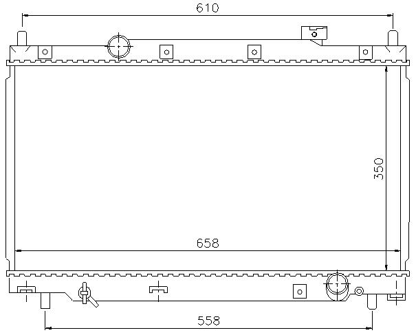 RAD. HONDA CIVIC  (01) 2.0i TYPE-R