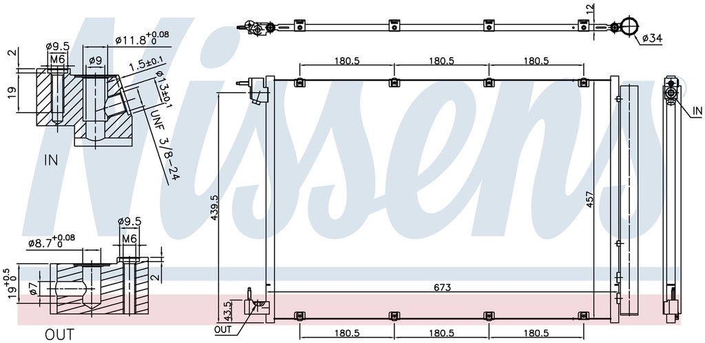 COND. MB C-SERIES A205 (14) C180 / C200 / C220 / C250 / C300 / C400 / C43 / C63