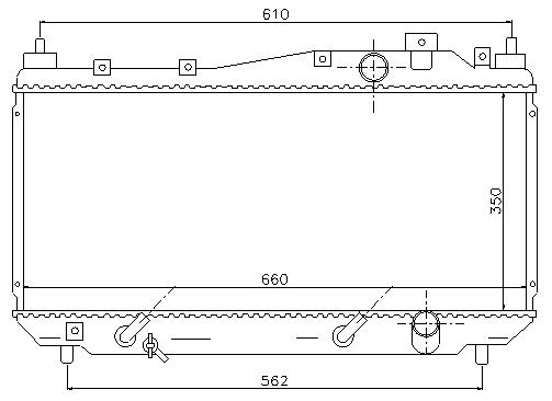 RAD. HONDA CIVIC (01) 1.4 / 1.6