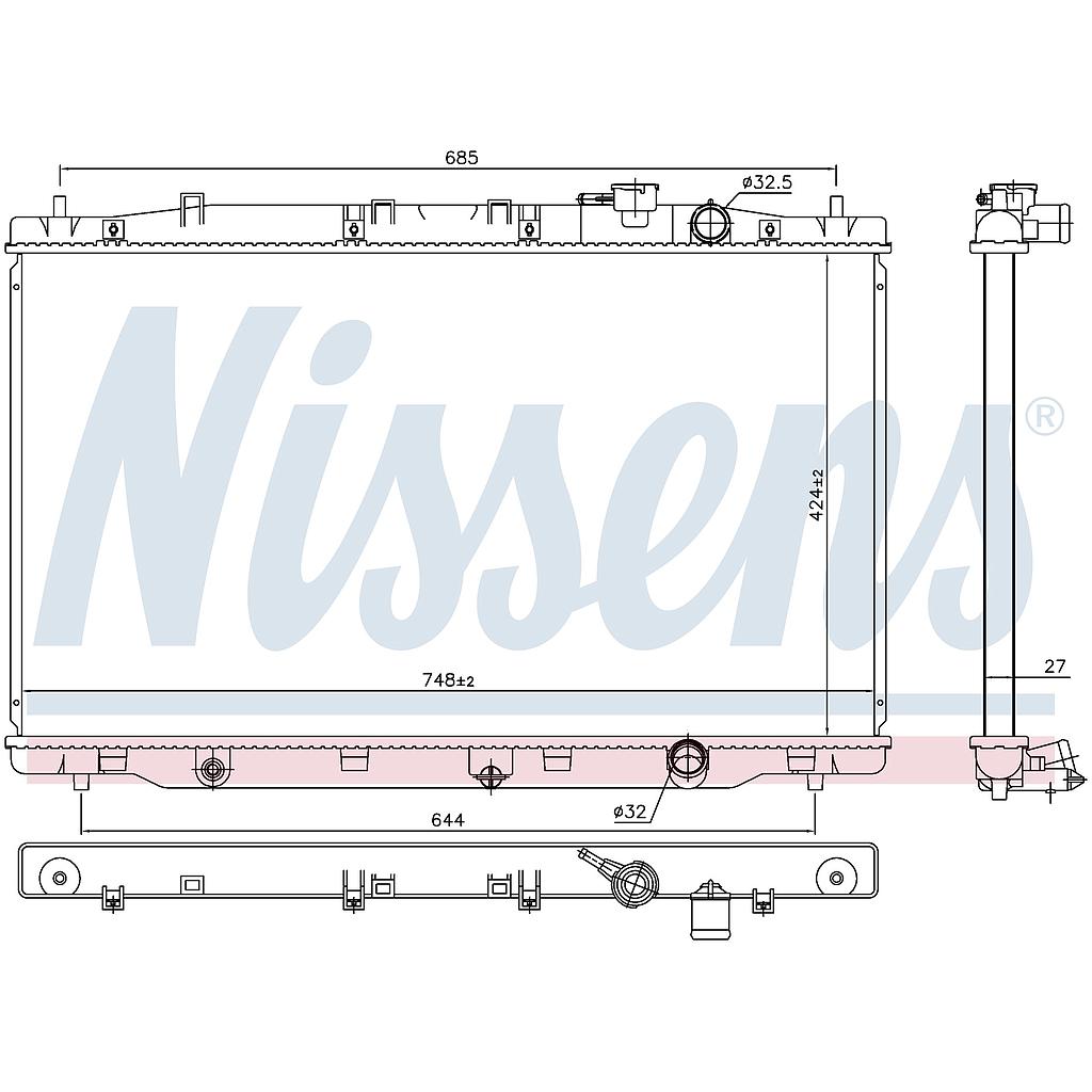 RAD. HONDA CR-V (12) 1,6i-DTEC