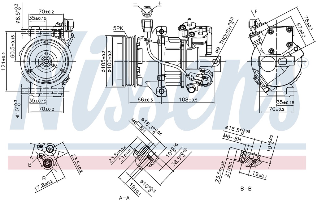 COMP. MITSUBISHI COLD / SMART FORFOUR (04)
