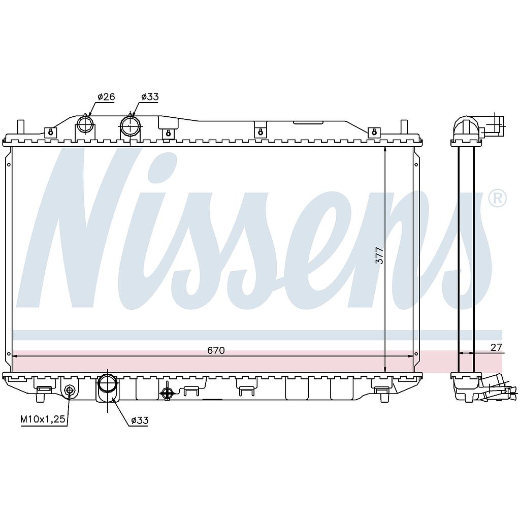 RAD. HONDA CIVIC (05) 1,6i 16v / 1,8i 16v