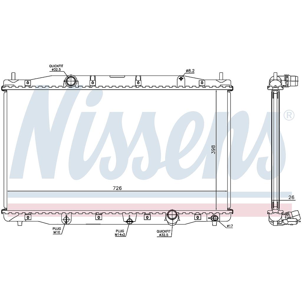 RAD. HONDA CR-V (06) 2,2CTDi
