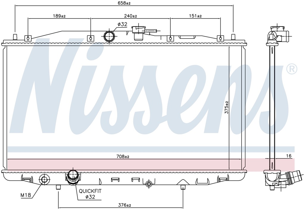 RAD. HONDA ACCORD (03) 2,0