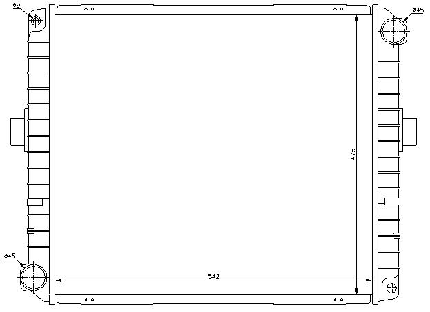 RAD. IVECO EUROCARGO (91) E12 65/75
