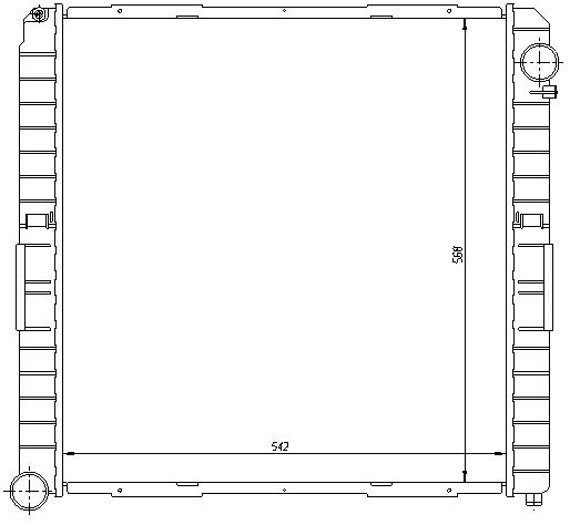 RAD. IVECO EUROCARGO (91) E18 80-85-100/ E21 80-85-100