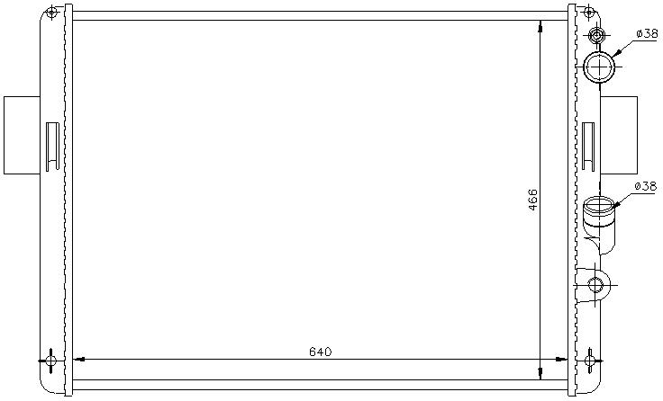 RAD. IVECO DAILY III (96-99) 30.8 / 30.1 / 35.8 / 49.1 / 59.1 / 59.12