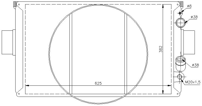 RAD. IVECO DAILY TD III (96) 35,8/4,10/TD