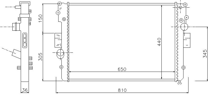 RAD. IVECO DAILY V (03) 29L / 35S