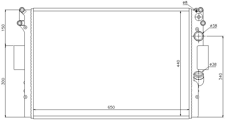 RAD. IVECO DAILY IV (99) 29L / 35C / 35S / 50C