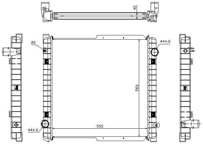 RAD. IVECO EUROCARGO (01) E13/E15/E17/E18/E21