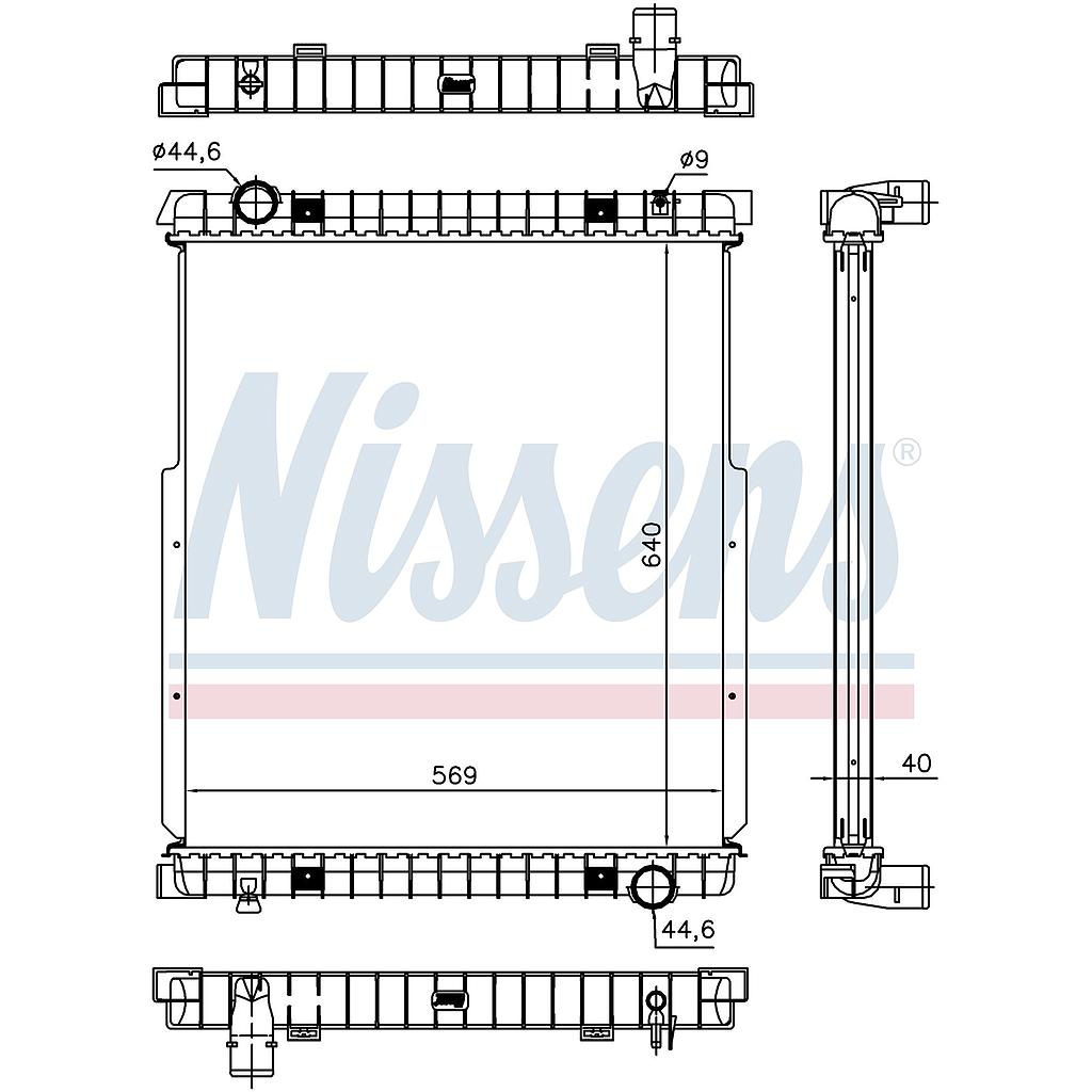 RAD. IVECO EUROCARGO (01) E18 / E21 / E22