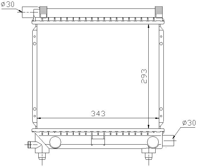 RAD. MERCEDES W201 190/200 (84-93)