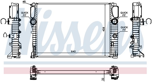 RAD. MB W211/W219 (02) CLASE E CDi
