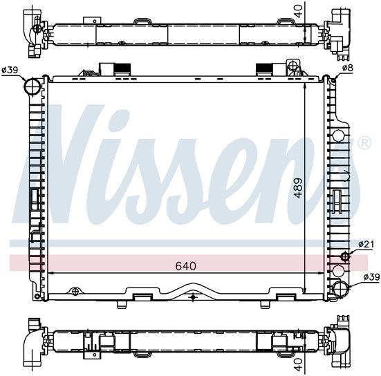 RAD. MB W210 (97) +/- E250TD