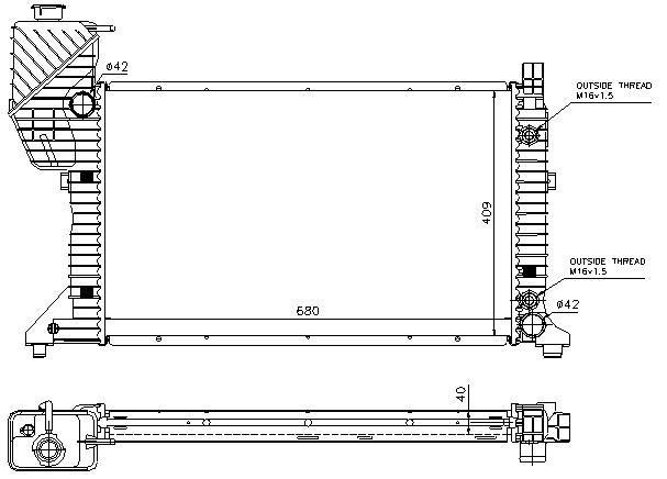 RAD. MERCEDES SPRINTER (95) AUT CON A.A.