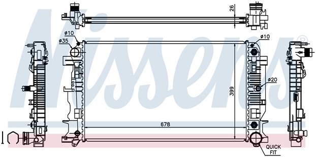 RAD. MERCEDES SPRINTER (06) AUT 209CDi/211CDi/213CDi
