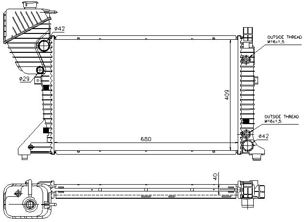 RAD. MERCEDES SPRINTER (00) AUT CON T. CALEFACCION