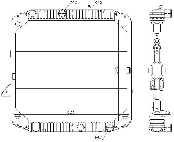 RAD. MERCEDES LK1117  (84) 170 cv