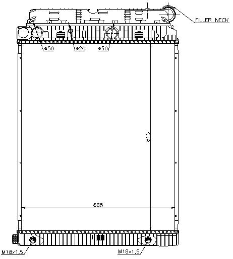 RAD. MERCEDES ATEGO (97)