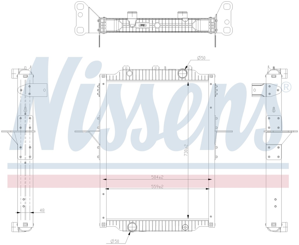 RAD. RENAULT TRUCKS D (14) D210 / D240 / D250 / D280