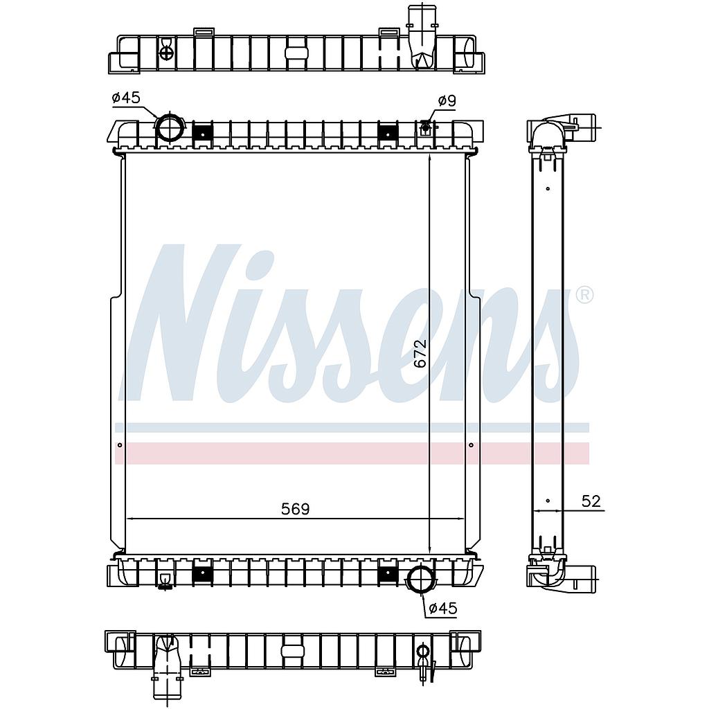 RAD. IVECO EUROCARGO (00) E21 / E22 / E24 / E25 / E28 