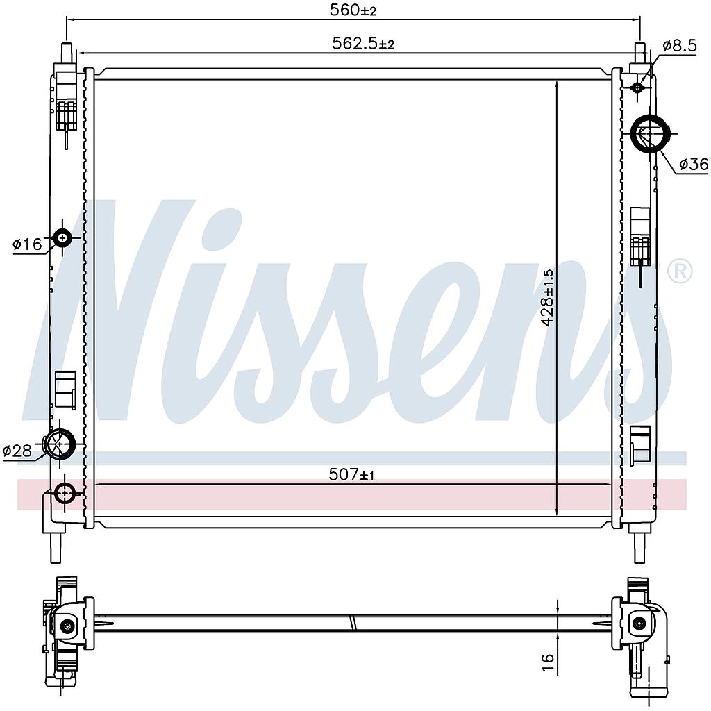 RAD. NISSAN JUKE (14) 1,5DCi