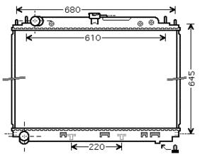 RAD. NISSAN NAVARA/PATHFINDER (05) M/A +/- 2.5 DCi