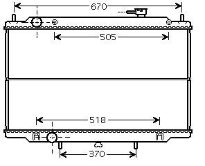 RAD. NISSAN PICKUP/NAVARA (01-05) 2.5TDi