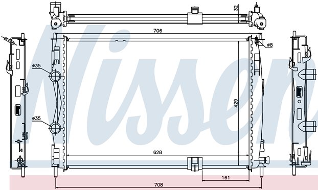 RAD. NISSAN QASHQAI (07) +/- M/A 2.0DCi