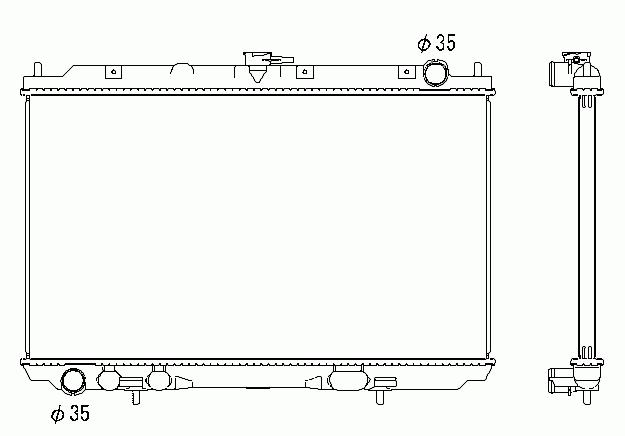 RAD. NISSAN ALMERA TINO (00) 2.2DiTD