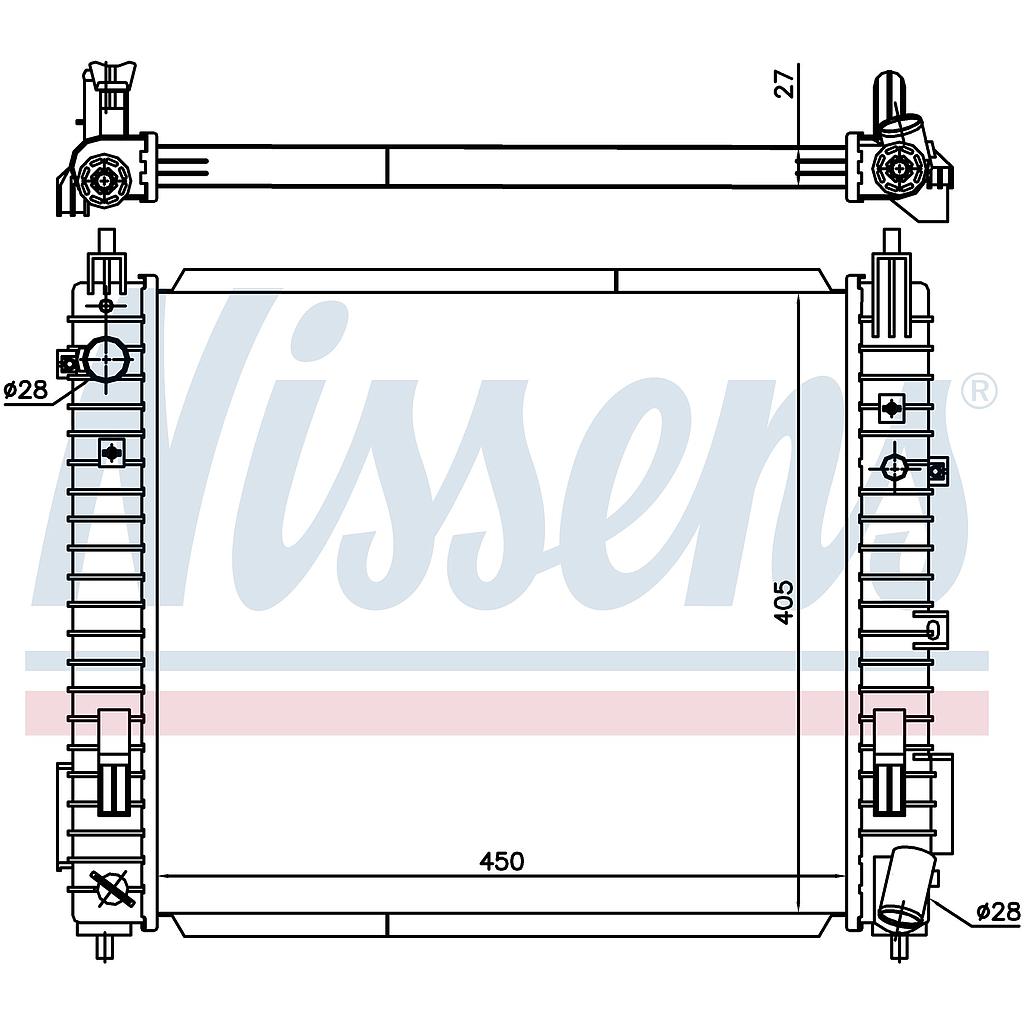 RAD. NISSAN NOTE E12 (13) 1,5DCi