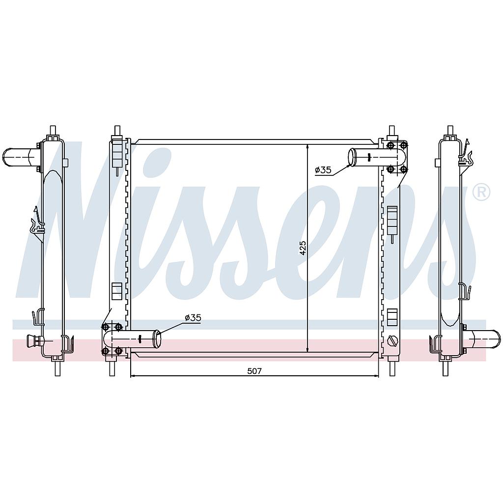 RAD. NISSAN JUKE (10) 1,6DIG-TURBO