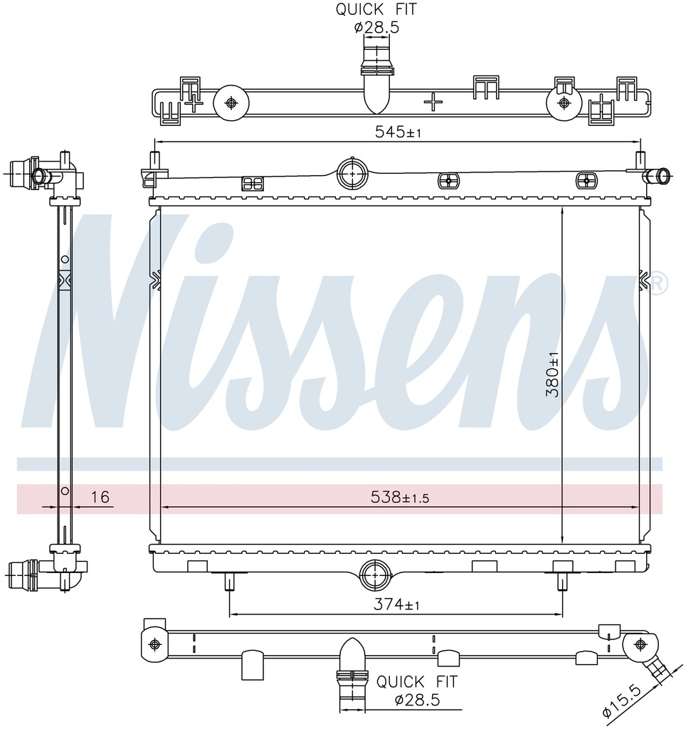 RAD. OPEL CORSA (20) 1,2 / 1,5D