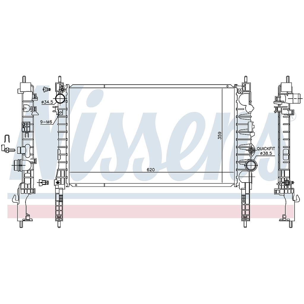 RAD. CHEVROLET TRAX (13) 1,4i 16v TURBO