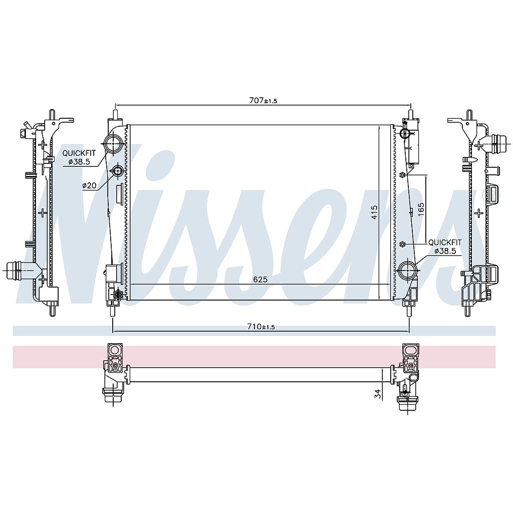 RAD. FIAT PUNTO EVO (09) 1,3MJTD