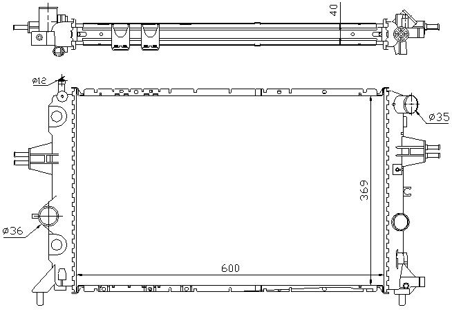 RAD. OPEL ASTRA G (98) 1.7TD