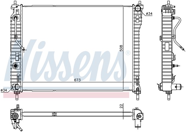 RAD. CHEVROLET/OPEL (06) M/A +/- CAPTIVA/ANTARA