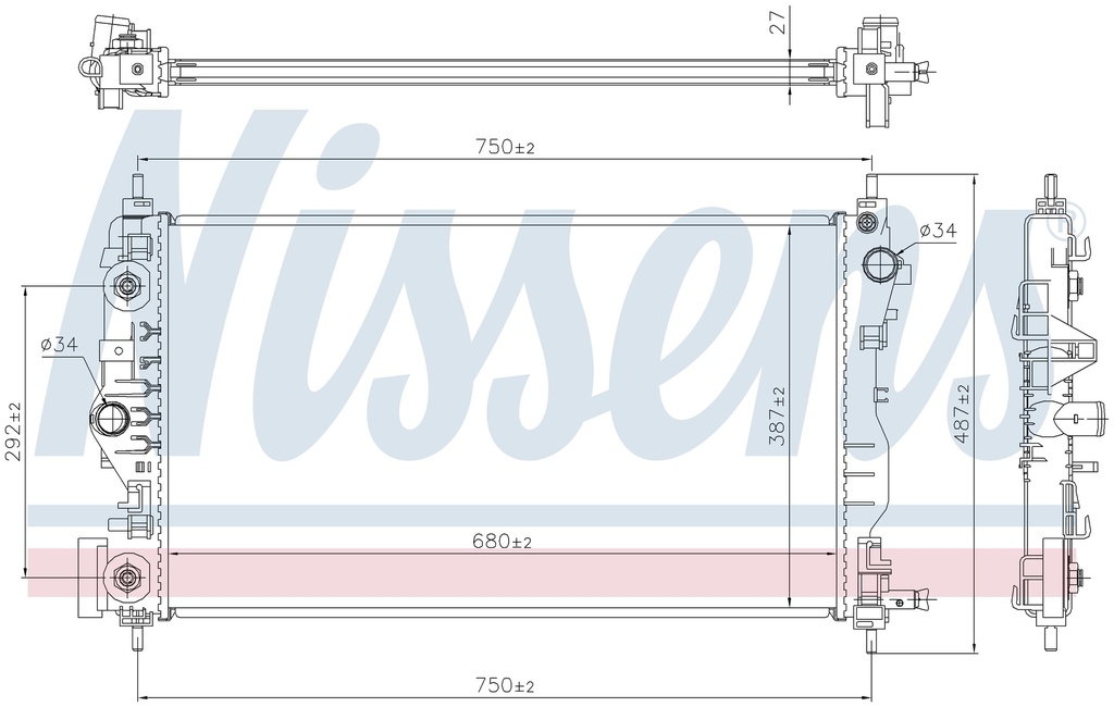 RAD. CHEVROLET CRUZE (09) 2,0TDCI - VDCI